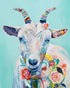 Goat Floral Art